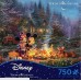 Thomas Kinkade Disney Mickey & Minnie Sweetheart Fire Puzzle 750 Pieces B07CQBF3DJ